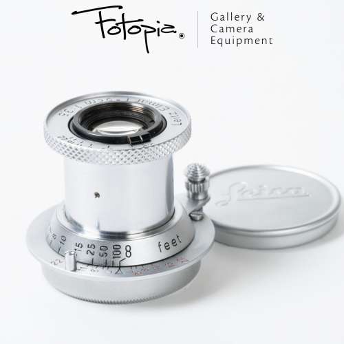 || Leica Elmar 50mm F3.5 LTM - Silver / A36 / red scale $5800 ||
