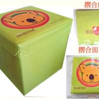 (全新正版) 樂天熊仔青綠色儲物箱/儲物椅 (有數張)