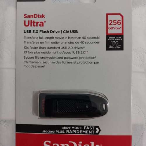 全新256GB SanDisk USB 手指 (USB 3.0) 一隻