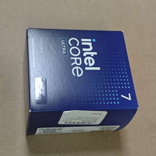 CPU I7 Ultra 7 265F