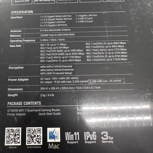 Asus ROG Rapture GT-BE98