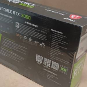 显卡：微星 RTX 3050 LP 6G 2风扇（新）