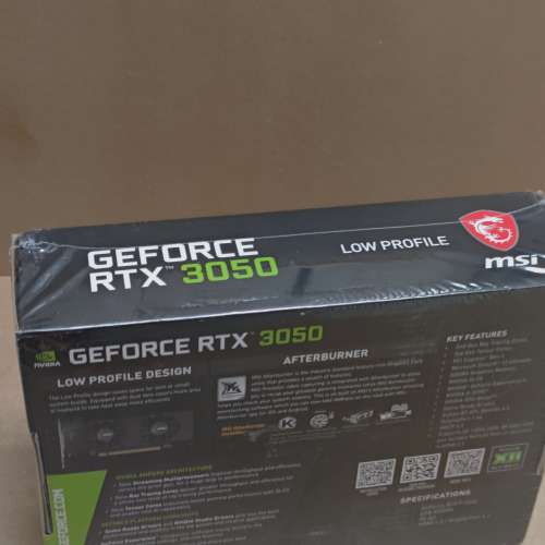 显卡：微星 RTX 3050 LP 6G 2风扇（新）
