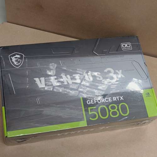 显卡：微星 RTX 5080 16G 3X OC PLUS(全新)