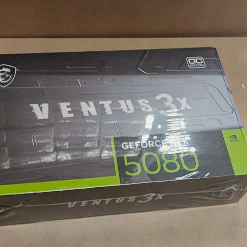 显卡：微星 RTX 5080 16G 3X OC PLUS(全新)