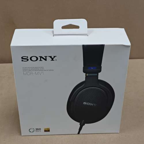 [全新美版] Sony MDR-MV1 頭戴式耳機 黑色 空間音頻 荃灣站交收