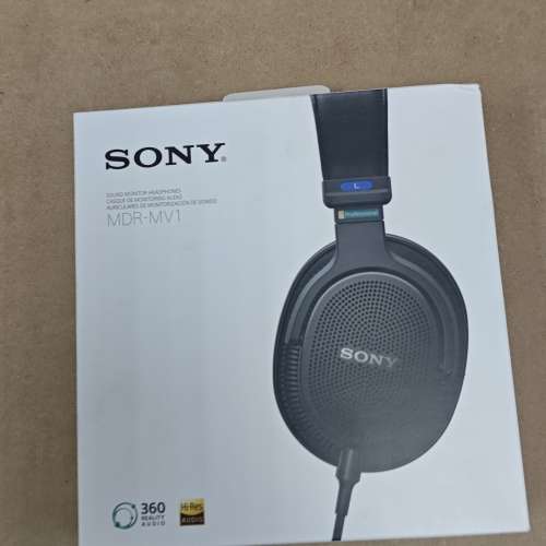 [全新美版] Sony MDR-MV1 頭戴式耳機 黑色 空間音頻 荃灣站交收