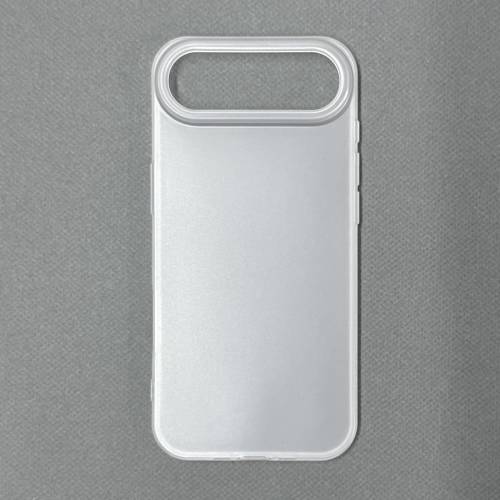 iPhone 17 AIR 磨砂透白 軟身機殼 Transparent White matt finish soft case
