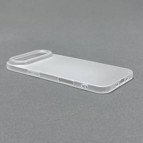 iPhone 17 AIR 磨砂透白 軟身機殼 Transparent White matt finish soft case