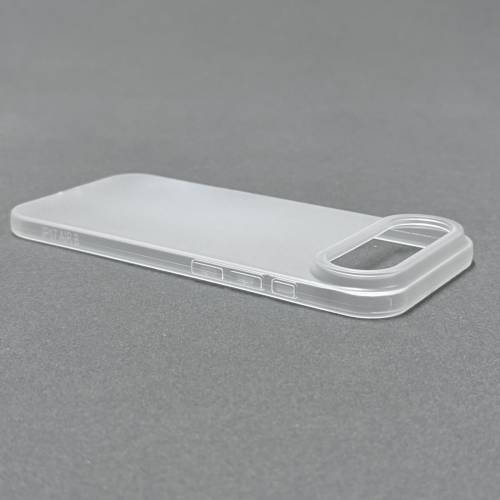 iPhone 17 AIR 磨砂透白 軟身機殼 Transparent White matt finish soft case