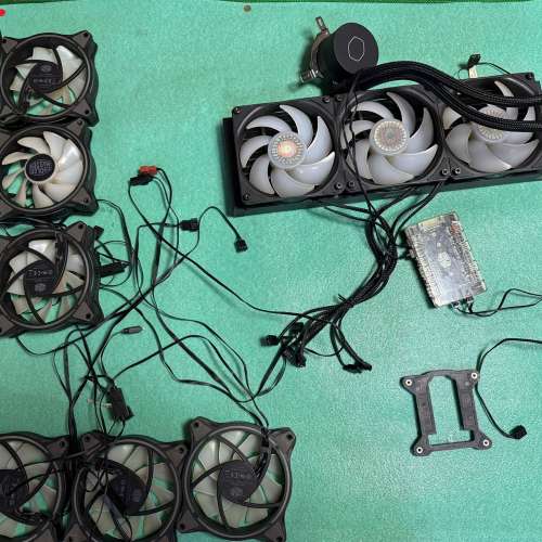Cooler Master MASTERLIQUID ML360水冷 mf120 halo argb風扇