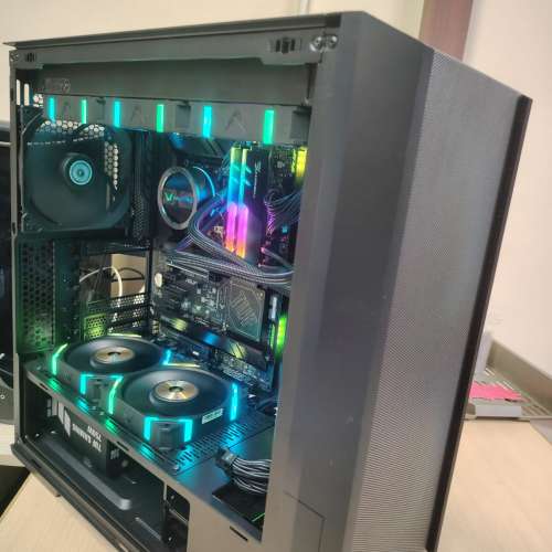 Intel i9 13900k es asus tuf 板水冷火牛 gaming pc