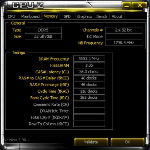 Juhor  DDR5 7200mhz 16GB x 2