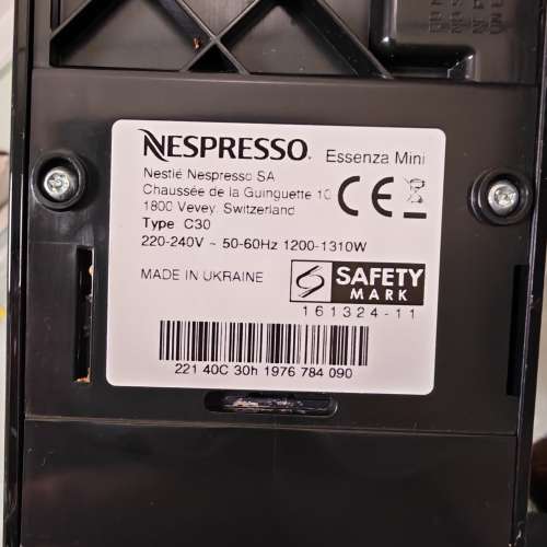 9成新雀巢膠囊咖啡機連打奶泡器