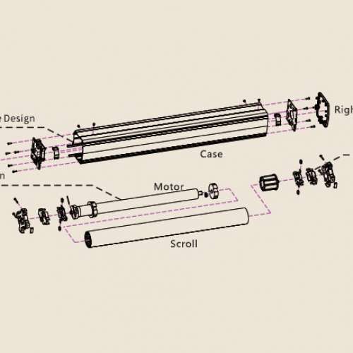 100寸電動投影幕