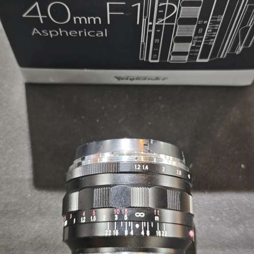 Voigtlander 福倫達 40/1.2 Nokton 40mm 40 MF for sony FE  索尼 有盒冇單冇證 冇...
