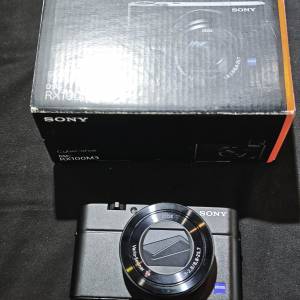 sony RX100M3 索尼 RX100 III 有盒冇單冇證冇保 跟2電一線充 送記憶卡 手繩 保護套...