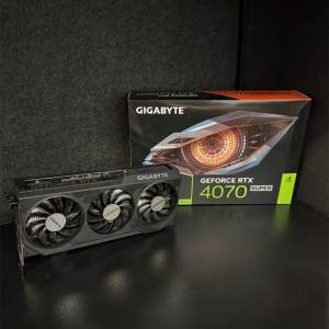 Gigabyte RTX 4070Super 12G 🌟🌟原廠保養至 2028/02/10🌟🌟 #另外高價搵 4060 407...