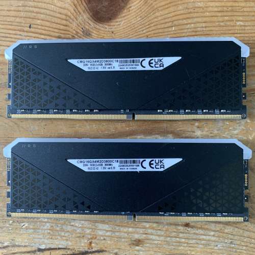 Corsair Vengeance RGB DDR4 3600MHz C18 16G (8G x 2) RAM