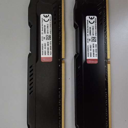 Kingston Fury HyperX DDR4 8GB x 2