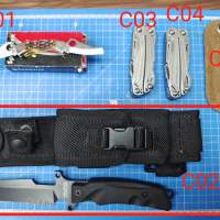 C02.特種部隊軍用規格FKMD , FOX KNIVES,個人藏品自定95%新, 連原裝多工能刀套