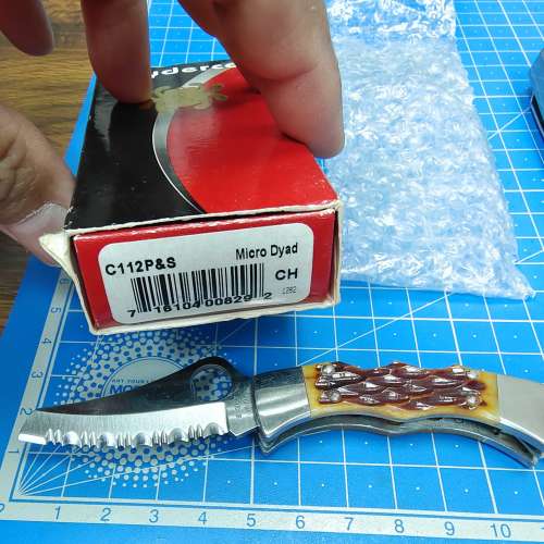 C02.特種部隊軍用規格FKMD , FOX KNIVES,個人藏品自定95%新, 連原裝多工能刀套