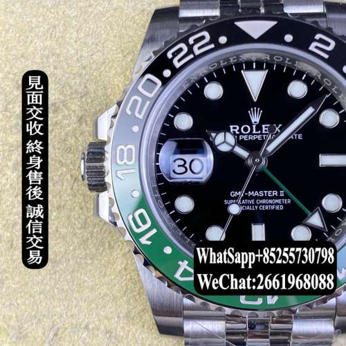 勞力士 Rolex GMT-mASTER II m126720vtnr-0002 40mm 左撇子雪碧圈