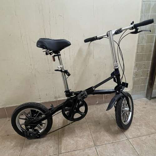 CMS Bike 日本14吋輕量專利X型折疊單車 | 一秒極速摺疊|Shimano 7速變速器