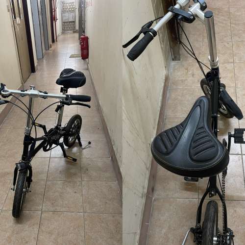 CMS Bike 日本14吋輕量專利X型折疊單車 | 一秒極速摺疊|Shimano 7速變速器