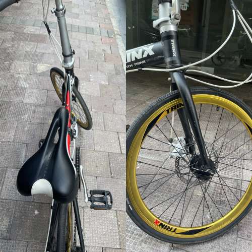 TRINX 7速 鋁合金 20吋(406) 摺疊單車  /前後快拆  /碟剎 - FA2007