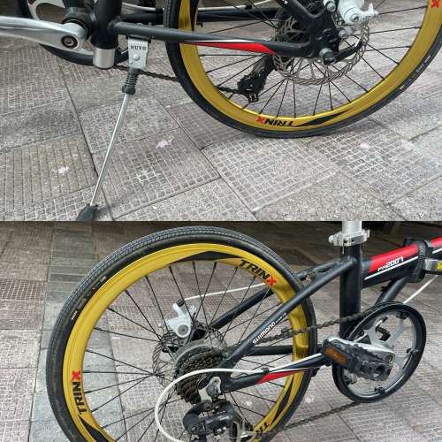 TRINX 7速 鋁合金 20吋(406) 摺疊單車  /前後快拆  /碟剎 - FA2007