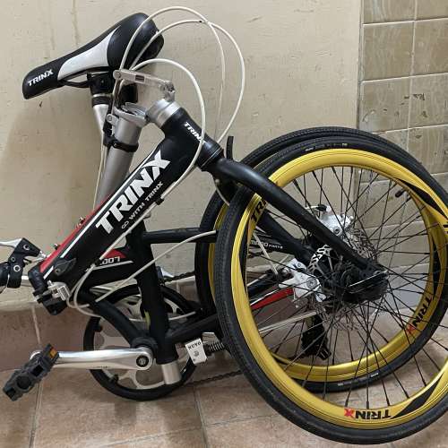 TRINX 7速 鋁合金 20吋(406) 摺疊單車  /前後快拆  /碟剎 - FA2007