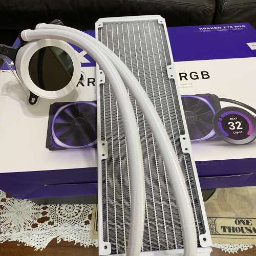 NZXT Kraken Z73 RGB 360mm Liquid Cooler PC水冷