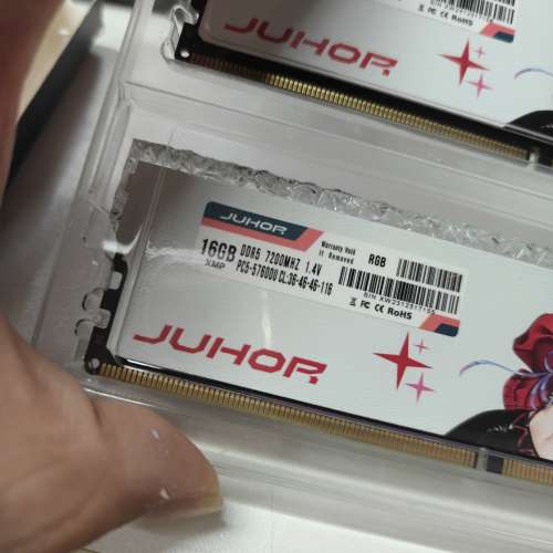 JUHOR DDR5 32GB 7200MHz CL 36 RAM RGB