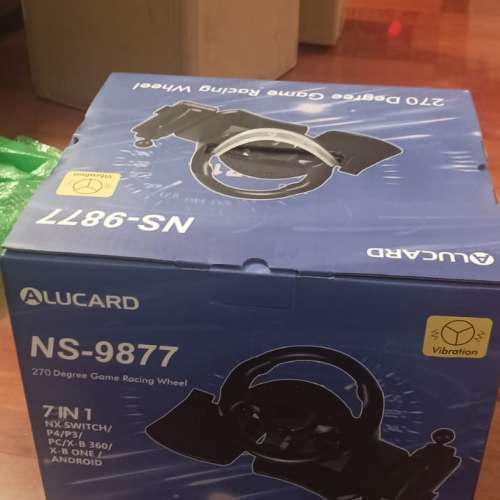 🕹️QEOME 270° 7合1 多平台遊戲方向盤 (黑色七合一) PC / Nintendo Switch / PS4...