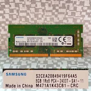 Samsung 8GB DDR4 2400T NoteBook 記憶體 **不議價