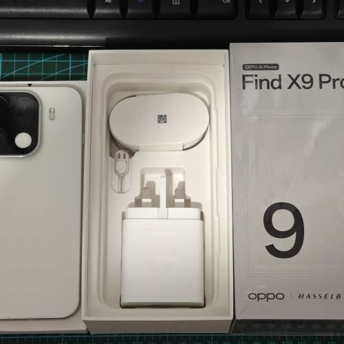99.9%新 Oppo find x9 pro 512gb 白色 中移動 行貨