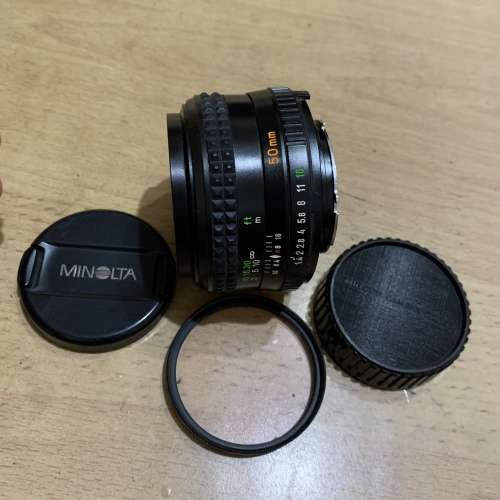 Minolta MD 50mm 1.4大光圈鏡頭 冇花冇霉清晰 9成新以上