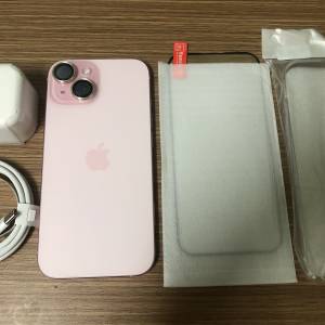 Pink - Full set 99% new iPhone 15 128gb battery 95%  one month warranty