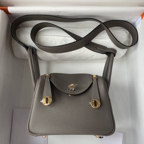 愛馬仕 Hermès  Lindy  mini 進口大牛皮 手工蠟線縫製