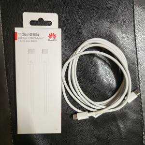 華為6a c to c 1.8米快速充電數據線,連盒