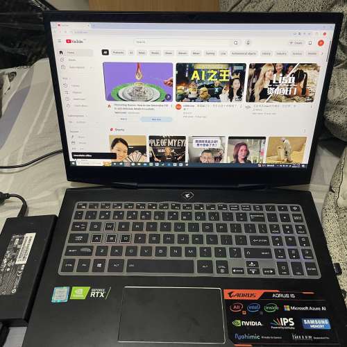 RTX2060  Asus AORUS 15 電競手提電腦