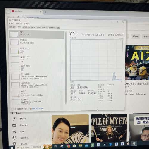 RTX2060  Asus AORUS 15 電競手提電腦