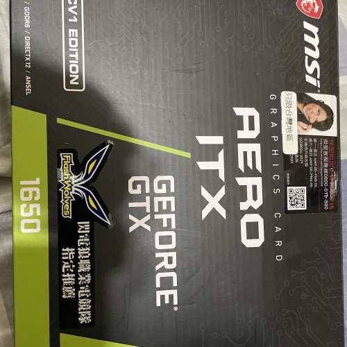 GTX 1650 顯卡 4GB DDR 6,99% 新.