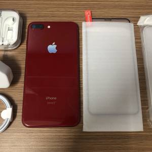 Red - Full set 99%new iPhone 8 Plus 64gb battery 100% one month warranty