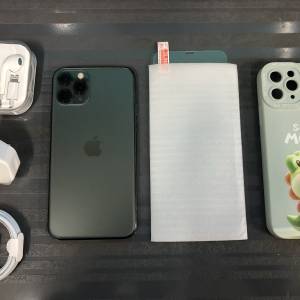 Apple battery 100% - Green - Full set 99%new iPhone 11 Pro  256gb one month warr