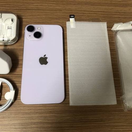 Purple - Full set 99%new iPhone 14 256GB battery 100% one month warranty