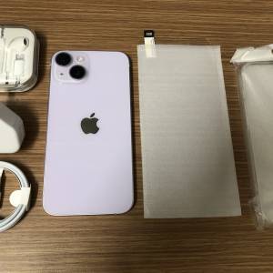 Purple - Full set 99%new iPhone 14 256GB battery 100% one month warranty