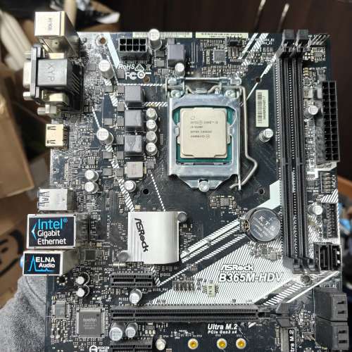INTEL 9100F & ASROCK B365M-HDV