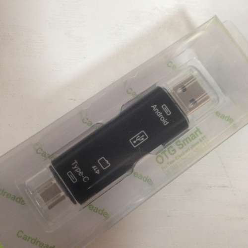 📱  OTG 3 in 1 Multifunctional Card Reader USB-C Micro USB-A NEW 全新 三合一 ...